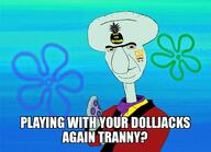bottom_text dressing_gown meme nickelodeon pineapple question_mark spongebob_squarepants squid squidward squilliam_fancypants tattoo tranny underwater variant:cobson // 1371x994 // 1.1MB