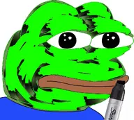 amphibian blue_shirt frog green ink marker nas:pepe neutral pepe pepe_the_frog // 1024x920 // 144.0KB