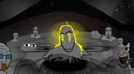 amalgamation depression everywhere_at_the_end_of_time glowing grayscale melting meta:tagme puddle space variant:cobson variant:impish_soyak_ears variant:markiplier_soyjak variant:soyak // 1280x710, 127.4s // 4.5MB