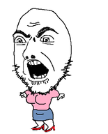 'p arm booba breasts child clothes disgusting_fetish_content_kys_op foot full_body genderbend hand hand_drawn high_heels kid leg oc original_content pink_shirt skirt stubble variant:cobson white_skin woman // 636x788 // 22.7KB