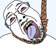ack bloodshot_eyes crying hanging rope rotten_teeth series:remastered_soyjaks template tongue variant:bernd white_skin // 1255x1175 // 50.9KB