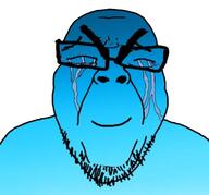 big calm eyebrows large_eyebrows smile stubble subvariant:seethejak tear variant:bernd // 607x566 // 33.5KB