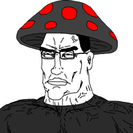 buff dunchenman_(user) glasses meta:namefags meta:op_is_too_sleepy_to_tag mushroom subvariant:perceptive_chud variant:chudjak // 799x799 // 47.9KB