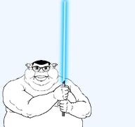 fat glasses hair lightsaber nerd star_wars subvariant:branigger sword two_handed variant:brandon // 1056x992 // 74.8KB