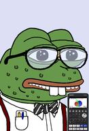acne amphibian bald bandage blue_background bowtie buck_teeth calculator casio closed_mouth clothes collared_shirt frog glasses green_skin holding_object lips looking_at_you nas:pepe nerd pen pencil pepe_the_frog pocket pocket_protector suspenders teeth wart // 1344x1973 // 383.3KB acne amphibian bald bandage blue_background bowtie buck_teeth calculator casio closed_mouth clothes collared_shirt frog glasses green_skin holding_object lips looking_at_you nas:pepe nerd pen pencil pepe_the_frog pocket pocket_protector suspenders teeth wart // 1344x1973 // 383.3KB