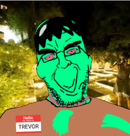 africa background black_hair blue_tskin cementary glasses green_skin smile trevor(user) variant:epsteinjak zombie // 616x642 // 419.7KB