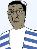 brown_skin clothes hat jewish_nose judaism jude kike kippah nose series:yehudyakim star_of_david subvariant:chuzjak tallit variant:chudjak variant:kuzjak // 810x1080 // 25.8KB