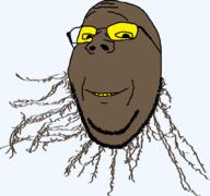 admin brown_skin closed_mouth glasses root smile soyjak stubble subvariant:wholesome_soyjak variant:gapejak // 1016x952 // 36.4KB