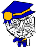 award awardsan blue_pants blue_shirt cap cape clothes hat meta:not_oc subvariant:fun_sized_feraljak variant:feraljak // 166x183 // 18.4KB