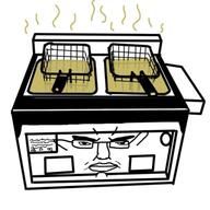 angry closed_mouth fryer glasses objectsoy soyjak subvariant:chudjak_front variant:chudjak // 427x427 // 109.8KB