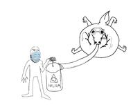 2soyjaks air_inflation animal animal_abuse dog gas_cylinder glasses helium hose hose_inflation inflation_fetish mask meta:pornographic_content mouth_mask snout soyjak stubble surgical_mask tail variant:dogjak variant:gapejak whisker // 5896x4655 // 595.7KB
