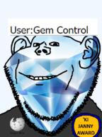 artist:crimsonvoidhydra1488 award ear gem gem_control smile soyjak_wiki variant:impish_soyak_ears wiki // 598x800 // 254.1KB