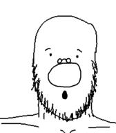 glasses open_mouth soyjak stubble variant:a24_slowburn_soyjak // 454x520 // 6.4KB