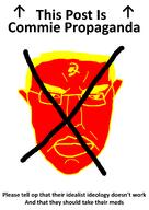 arrow black_text communism hammer_and_sickle idealism meds poster propaganda subvariant:pol_face text variant:chudjak x // 2480x3508 // 258.9KB