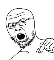 angry glasses open_mouth pointing stubble template variant:unknown white_background // 500x550 // 5.4KB