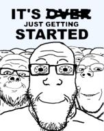 closed_mouth crazed glasses its_just_getting_started its_over multiple_soyjaks smile soyjak stubble subvariant:wholesome_soyjak text variant:a24_slowburn_soyjak variant:bernd variant:gapejak variant:markiplier_soyjak // 749x947 // 44.5KB