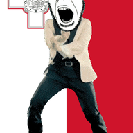 angry animated country cross dance english_text flag flag:malta full_body gangnam_style glasses irl malta open_mouth soyjak stubble variant:cobson // 300x460 // 504.3KB