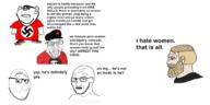blond chad chud clothes communism ear female femoid incel nazism retard scared sexism smug swastika variant:feraljak variant:impish_soyak_ears variant:smugjak variant:soyak wordswordswords // 2000x1000 // 527.7KB