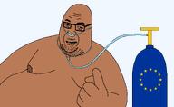 angry beard bloodshot_eyes brown_skin european_union eyebrows fat looking_at_you mustache nasal_cannula oxygen_cylinder pointing transparent_background variant:whalejak // 1461x900 // 40.5KB