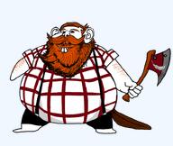 axe beard beaver don't_starve fat mustache nas:wojak overalls stubble variant:impish_soyak_ears // 806x681 // 233.4KB