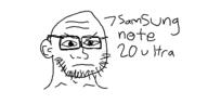 closed_mouth ear glasses oekaki samsung soyjak stubble text variant:soyak // 500x250 // 15.6KB