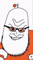 antenna arm bald black_glasses cartoon evil ext=mp4 eyes full_head glasses hand head meta:ai_generated miss_heed mouth nose open_mouth orange_eyes orange_shirt reddit saberspark smile stubble syndrome_(the_incredibles) teeth the_incredibles variant:syndromejak villainous white_skin white_teeth youtuber // 720x1280, 8.3s // 998.0KB