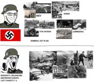 Great_patriotic_war bloodshot_eyes bolsheviks clothes collar_tabs combat_helmet crying epaulettes europe firearm flag glasses gun helmet holding_gun holding_object holding_pistol large_eyebrows military military_uniform nazism open_mouth pistol place_japan pointing pointing_at_viewer smile smug soyjak stretched_mouth stubble swastika variant:soyak weapon world_war_2 // 764x676 // 399.4KB