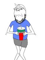 7-eleven big_gulp cup glasses holding_object holding_sproke soyjak sproke stubble subvariant:wholesome_soyjak text variant:gapejak // 1722x2296 // 69.7KB