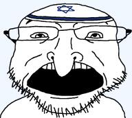 artist:toniylijani big_nose clothes crooked_nose fgteev glasses hat judaism kike kippah open_eyes open_mouth series:kikejaks stretched stubble subvariant:shekeljak variant:coinjak wide // 1118x1000 // 30.6KB