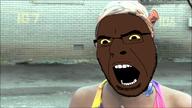 aint_no_body_got_time_for_that angry black_skin glasses open_mouth soyjak stubble variant:cobson yellow_sclera // 1280x720 // 1.1MB