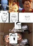 blue_skin closed_mouth dreamworks hair megamind open_mouth red_hair subvariant:hornyson variant:chudjak variant:cobson variant:feraljak variant:markiplier_soyjak // 500x703 // 92.1KB