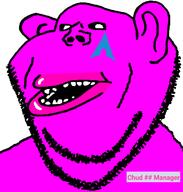 Thinkson ear meta:tagme pink_skin soyjak stubble subvariant:impish_amerimutt tagging_later // 598x628 // 29.5KB