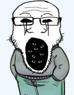 chill_guy evil eyes open_mouth scary variant:markiplier_soyjak // 441x566 // 156.9KB