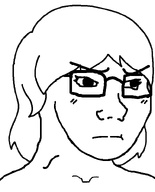 disgusted eyelashes female glasses hair irritated series:foidjaks smug subvariant:female_soyak subvariant:soyak_(irritated) template variant:soyak // 644x800 // 15.6KB