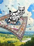 animal bird carpet cat chud flying glasses painting sky smile swastika tree variant:chudjak water // 499x680 // 60.0KB