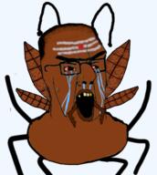 bloodshot_eyes bug crying hindflea hindroach hindu india indian jeet pajeet poojeet rapejeet soyjak variant:chudjak // 536x600 // 210.0KB