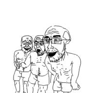 r artist:QQlive fat glasses ias jakked laughing neckbeard obese pointing skinny variant:unknown // 500x500 // 35.6KB