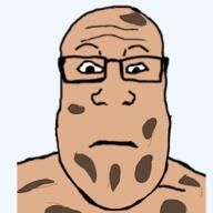 bald chocolate_chip closed_mouth cookie glasses macraf_(namefag) subvariant:neutralplier transparent_background variant:markiplier_soyjak // 1000x1000 // 192.7KB