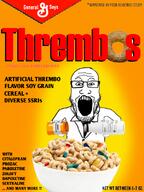 bottle bowl cereal clothes doctor dr_sprokeberg food glasses holding_bottle holding_soylent lab_coat meds open_mouth pill plastic_bottle soy soyjak soylent soylent_(original) soylent_bottle ssri stubble text thrembos variant:markiplier_soyjak // 601x800 // 153.0KB