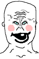 bald blue_eyes blush blushing meta:idk_what_this_is meta:not_oc meta:will_never_be_a_soyjak one_tooth poopson variant:chudjak variant:poopson variant:vlodson // 169x255 // 6.2KB