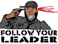 ack adolf_hitler ascence_(user) blood bloodshot_eyes brown_skin cap clothes crying follow_your_leader gun hat meta:namefags soyjak suicide tranny variant:bernd white_background // 582x445 // 138.8KB