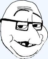 baby brown_skin closed_mouth deformed forehead_lines glasses grin hindu kike meta:tagme raised_eyebrow smug soyjak stubble subvariant:nathaniel variant:gapejak variant:smugjak // 156x192 // 6.5KB