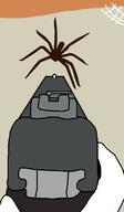 angry bug gun hand pistol red_eyes soyjak spider stubble variant:cobson // 468x800 // 34.8KB
