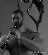 descending ext=gif flute flying gigachad gigafly gigger greyscale meta:ai_generated nas:gigachad subnas:gigafly // 768x886, 5.8s // 1.6MB