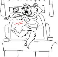 balding car_crash clothes drawing fat glasses hair hairy hat high_heels murder pins sneed stubble tranny transgender_flag truck variant:bernd variant:chudjak // 475x473 // 21.1KB