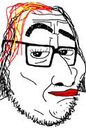 beard cheeks chin closed_mouth colored_hair eyebrows glasses hair im_trans_btw lips lipstick long_hair makeup megamind red_lips series:fusionjaks smug soyjak stubble template thick_eyebrows thick_lips tranny variant:meximutt variant:smugjak variant:tony_soprano_soyjak white_skin wrinkles // 554x856 // 33.2KB