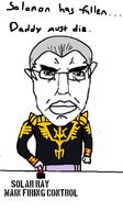 angry anime arm button closed_mouth clothes ear glasses grey_hair gundam hair hand millions_must_die soyjak subvariant:chudjak_front text variant:chudjak // 443x761 // 74.0KB