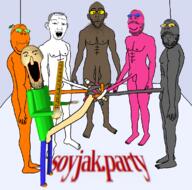 admin arm autism baldi baldis_basics buff closed_mouth clothes doll_(user) drawn_background ear foot froot froot_(user) full_body glasses hand holding_object knot kuz looking_at_you meta:pornographic_content multiple_soyjaks naked nose open_mouth orange_skin penis pink_skin red_lips root root_(user) ruler smile soot soot_colors soyjak soyjak_party stubble subvariant:wholesome_soyjak text variant:carterjak variant:gapejak variant:kuzjak variant:markiplier_soyjak variant:nojak video_game white_skin // 1139x1128 // 286.8KB