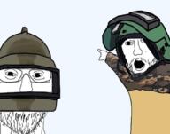 meta:tagme variant:two_pointing_soyjaks wojakland // 747x589 // 256.9KB