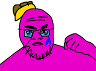 fist glasses punching smile soyboy stubble variant:punchjak wrinkles // 596x440 // 5.8KB